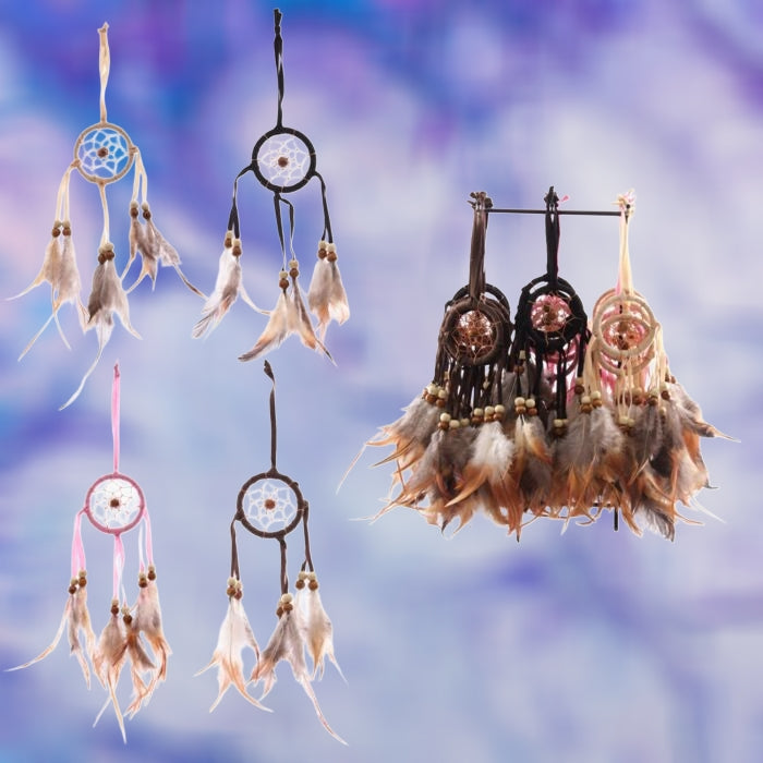 Mini Feather Dreamcatchers