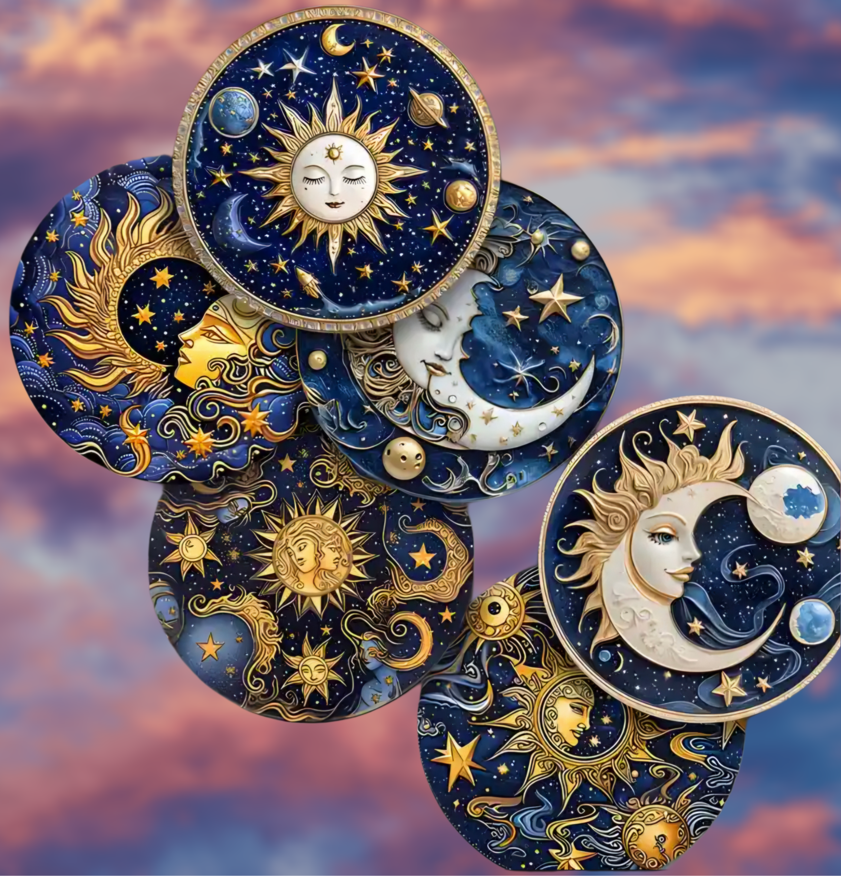 Sun and Moon Coaster