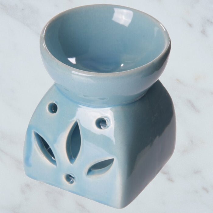 Eden Bright Single Colour Leaf Cutout Oil Burner