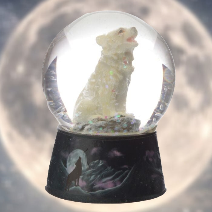 Protector of the North Dream Protector Wolf SnowGlobe