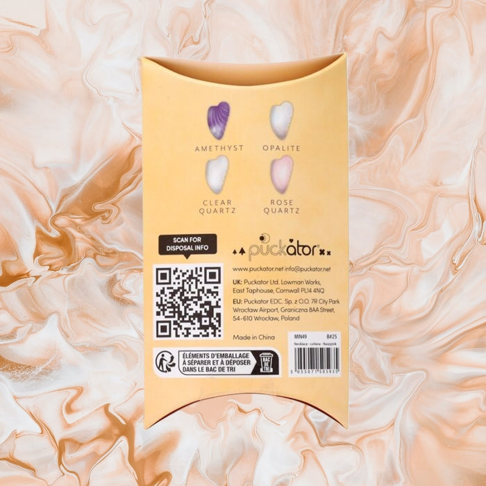 Healing Stone Gemstone Angel Wing Shaped Pendant