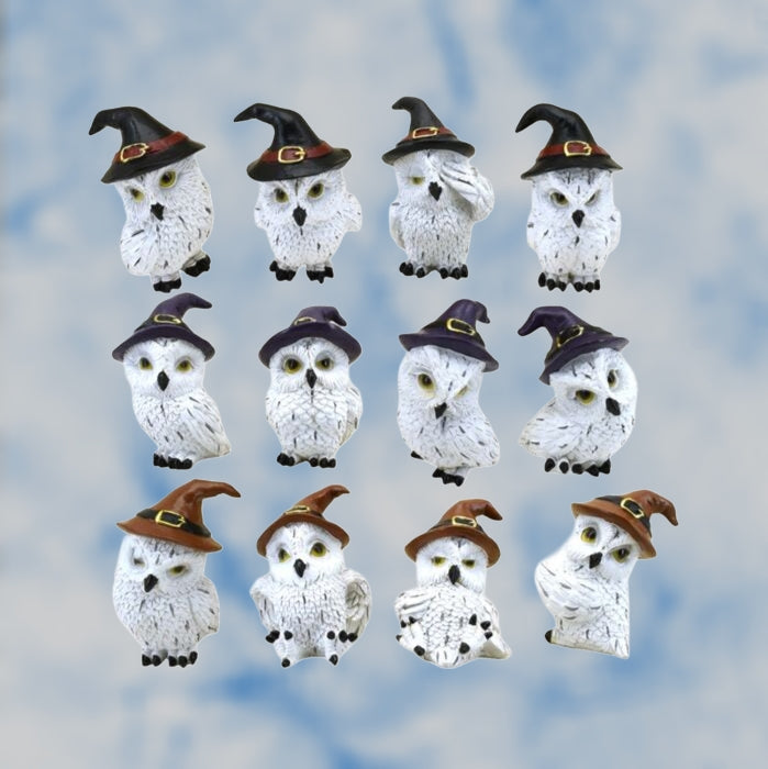 Wise Old Magical Owl Figures