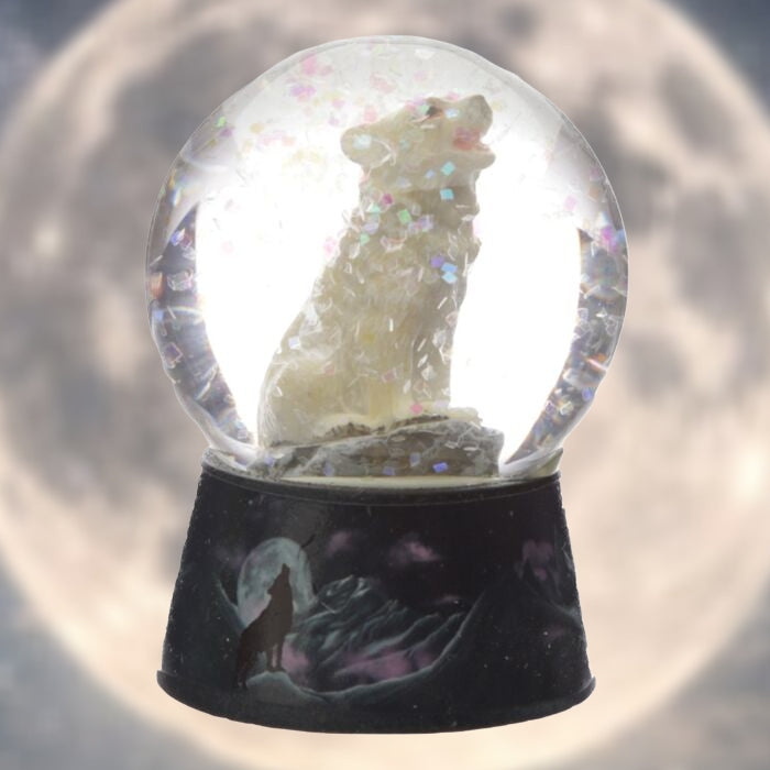 Protector of the North Dream Protector Wolf SnowGlobe