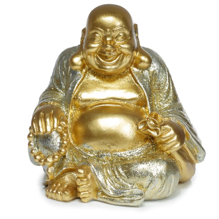 Mini Lucky Glitter Chinese Laughing Buddha